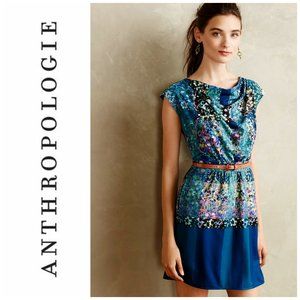Anthropologie Painter's Palette Sheath Dress Large